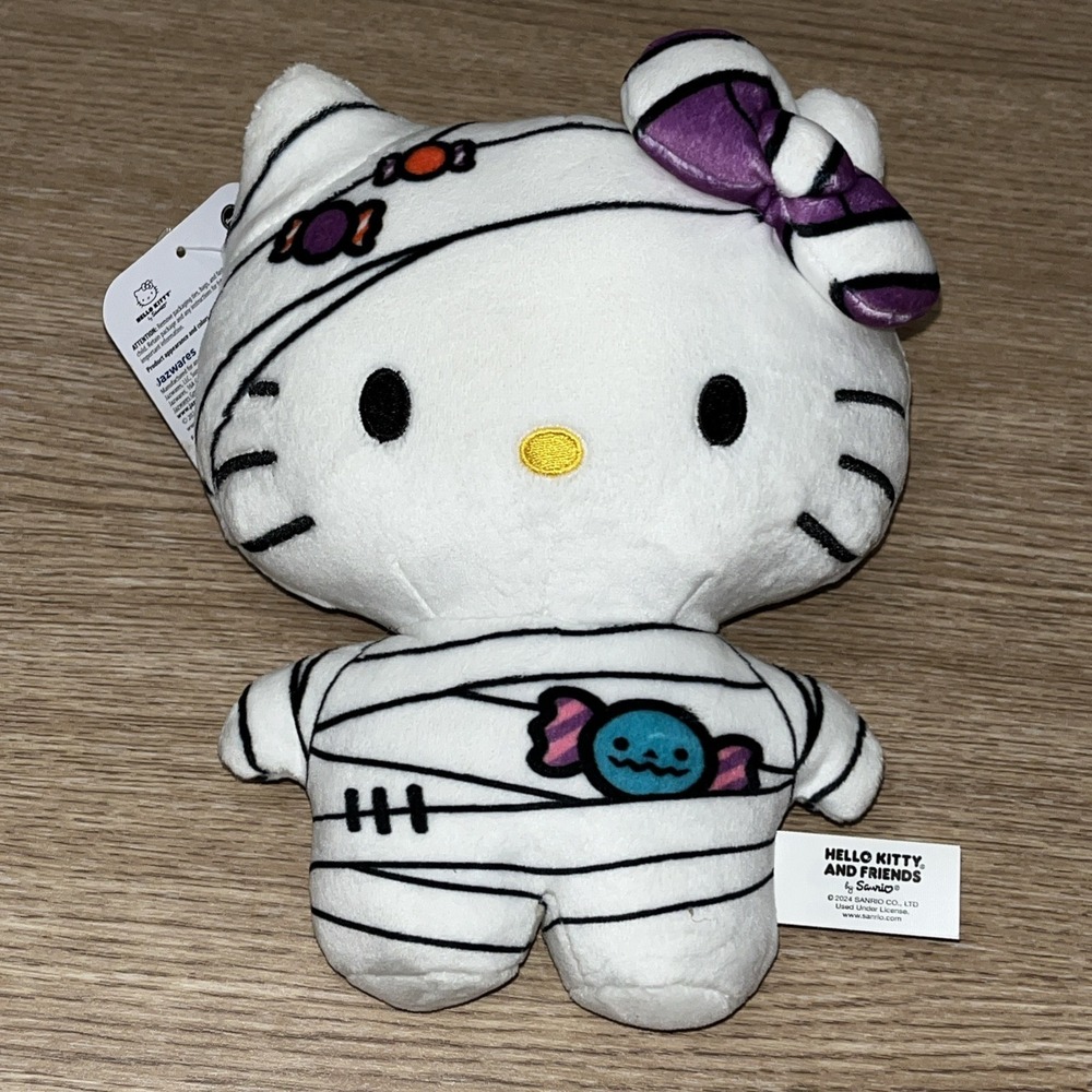 Mummy Hello Kitty And Friends By Sanrio Hello Kitty 8" Halloween Plush 2024